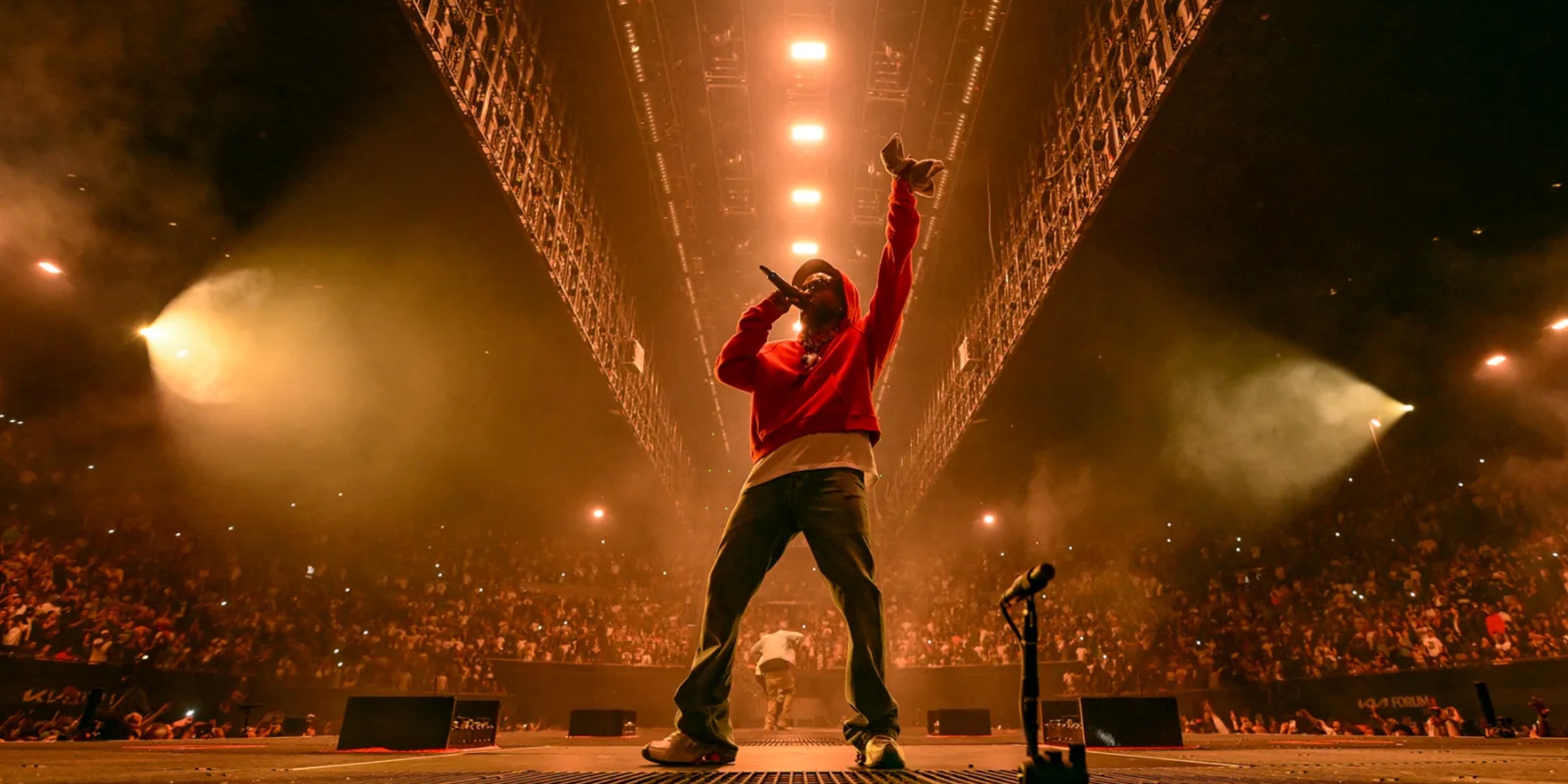 Kendrick Lamar en spectacle.